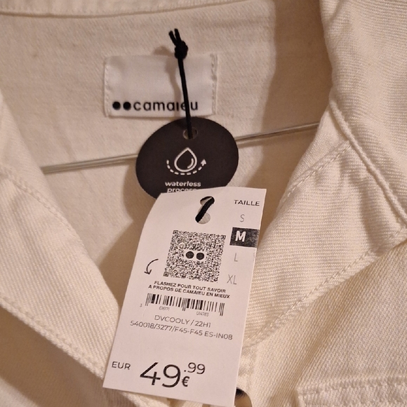 Elegant White Utility Jacket - Picture 5 of 6